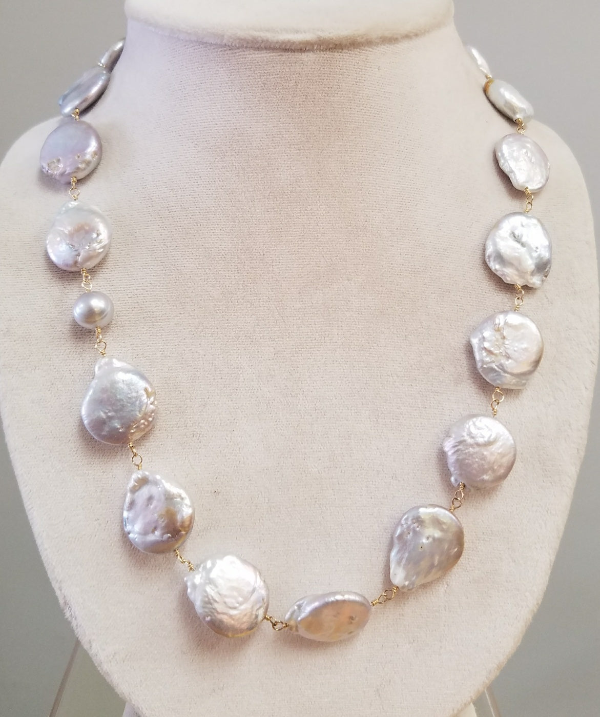 Coin Pearl Necklace