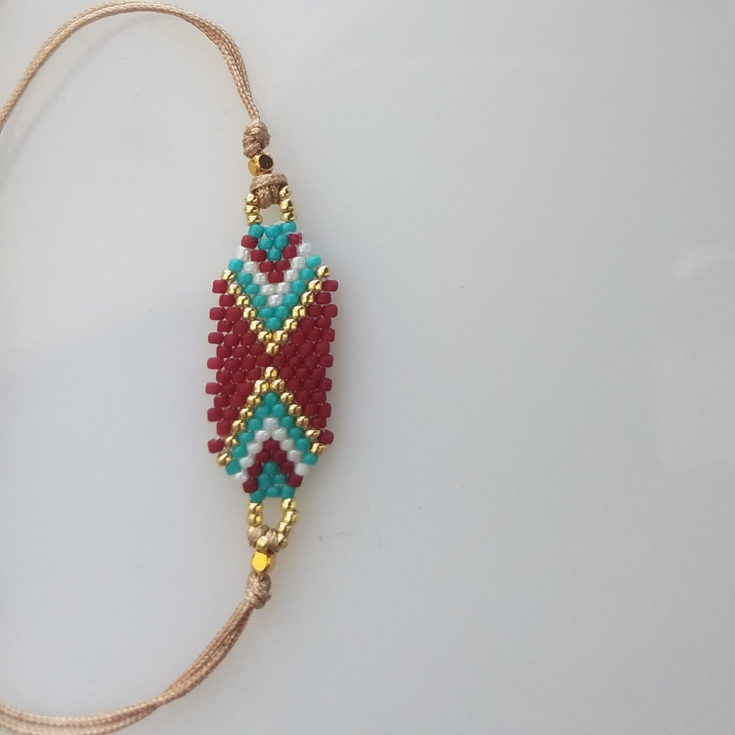 Tie on bracelet