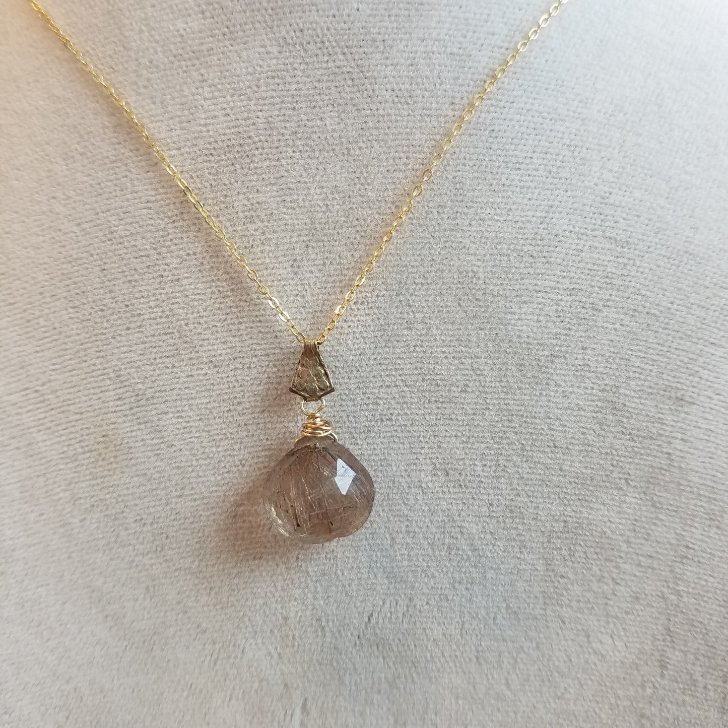 Rutilated Quartz necklace