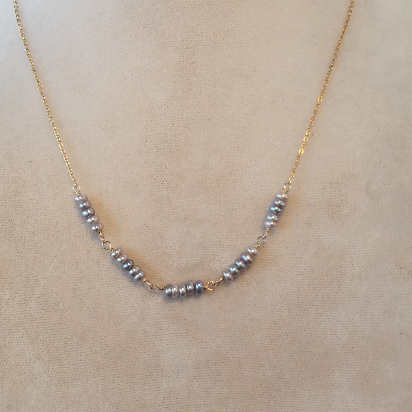 Silver Pearls necklace