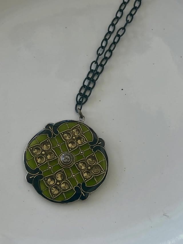 Photo by ANTIQUA on April 13, 2026. May be an image of lace, necklace and text.