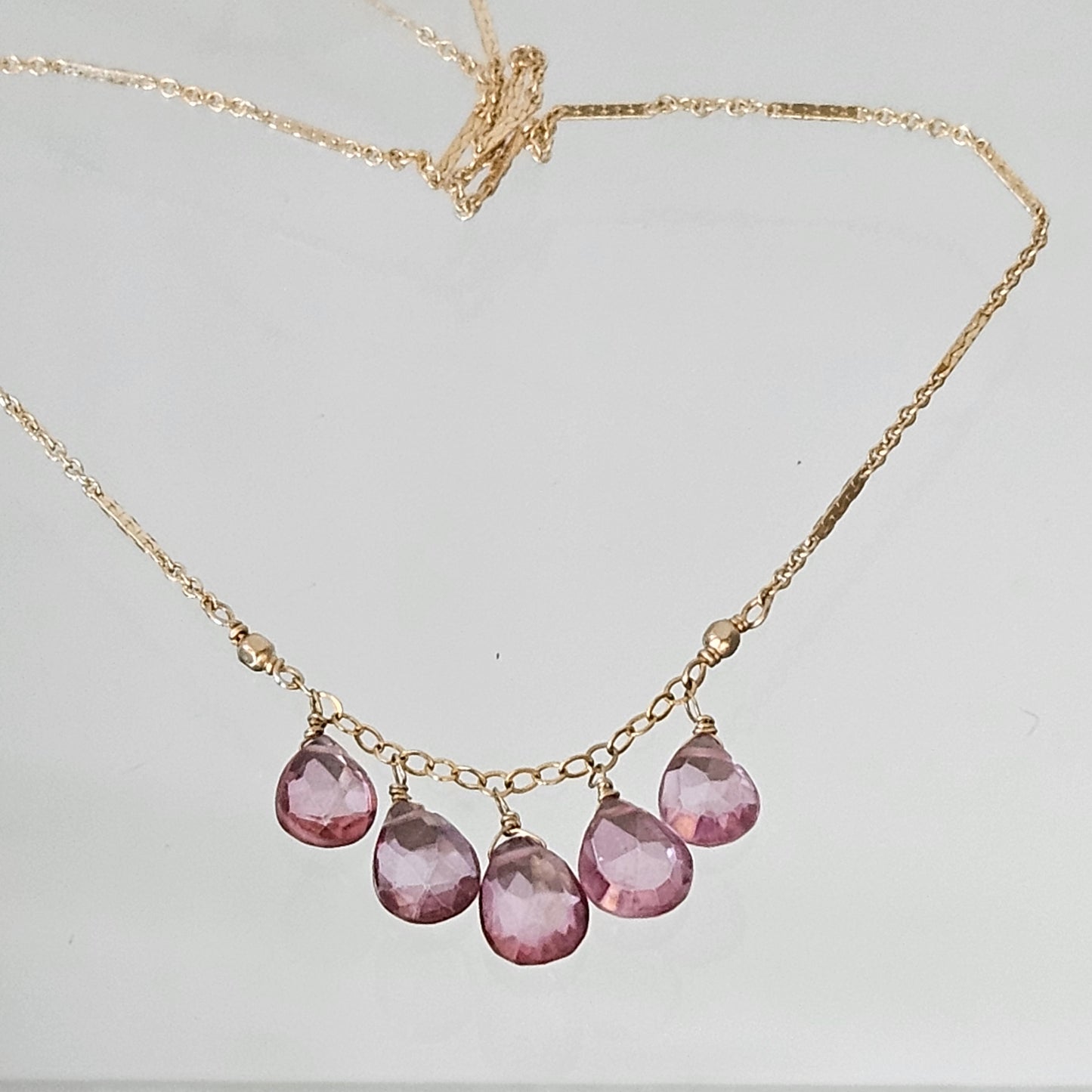 Pink gem Necklace