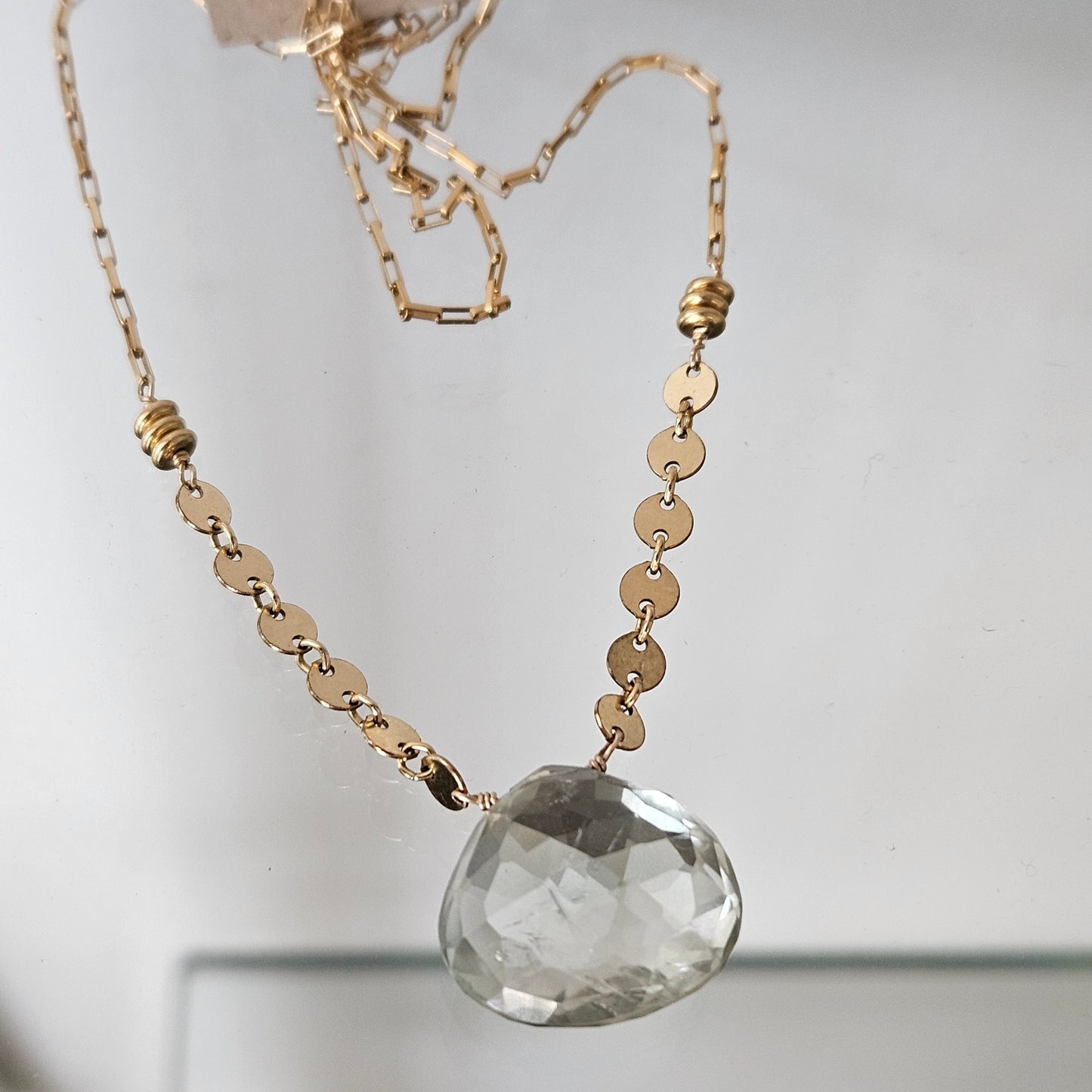 Majestic Green Amethyst Necklace