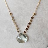 Majestic Green Amethyst Necklace