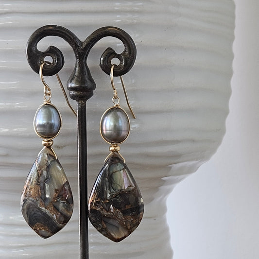 Abalone Shell Earrings