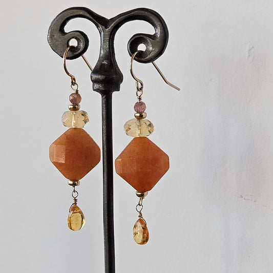 Autumn shades earrings