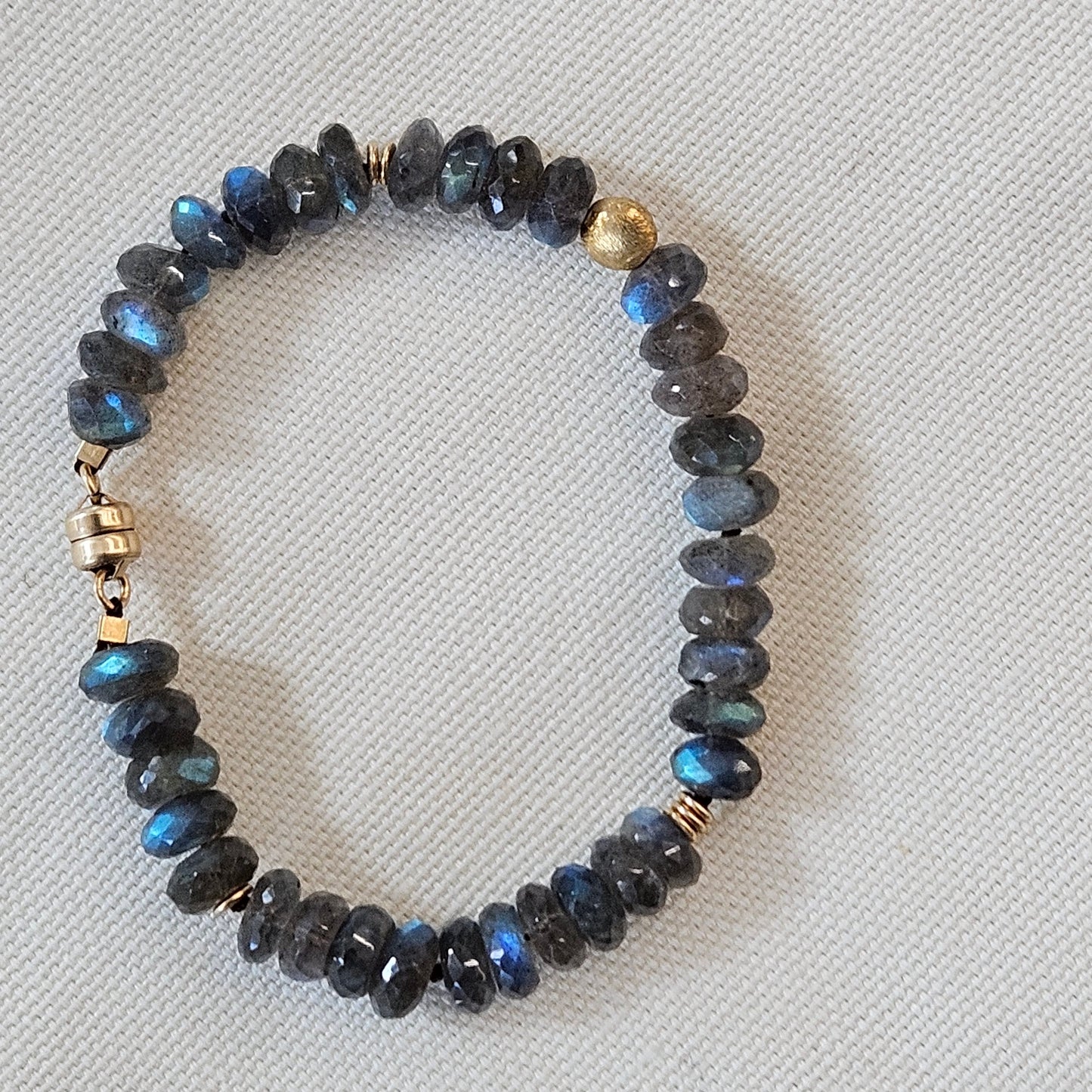 Rich tones Labradorite bracelet