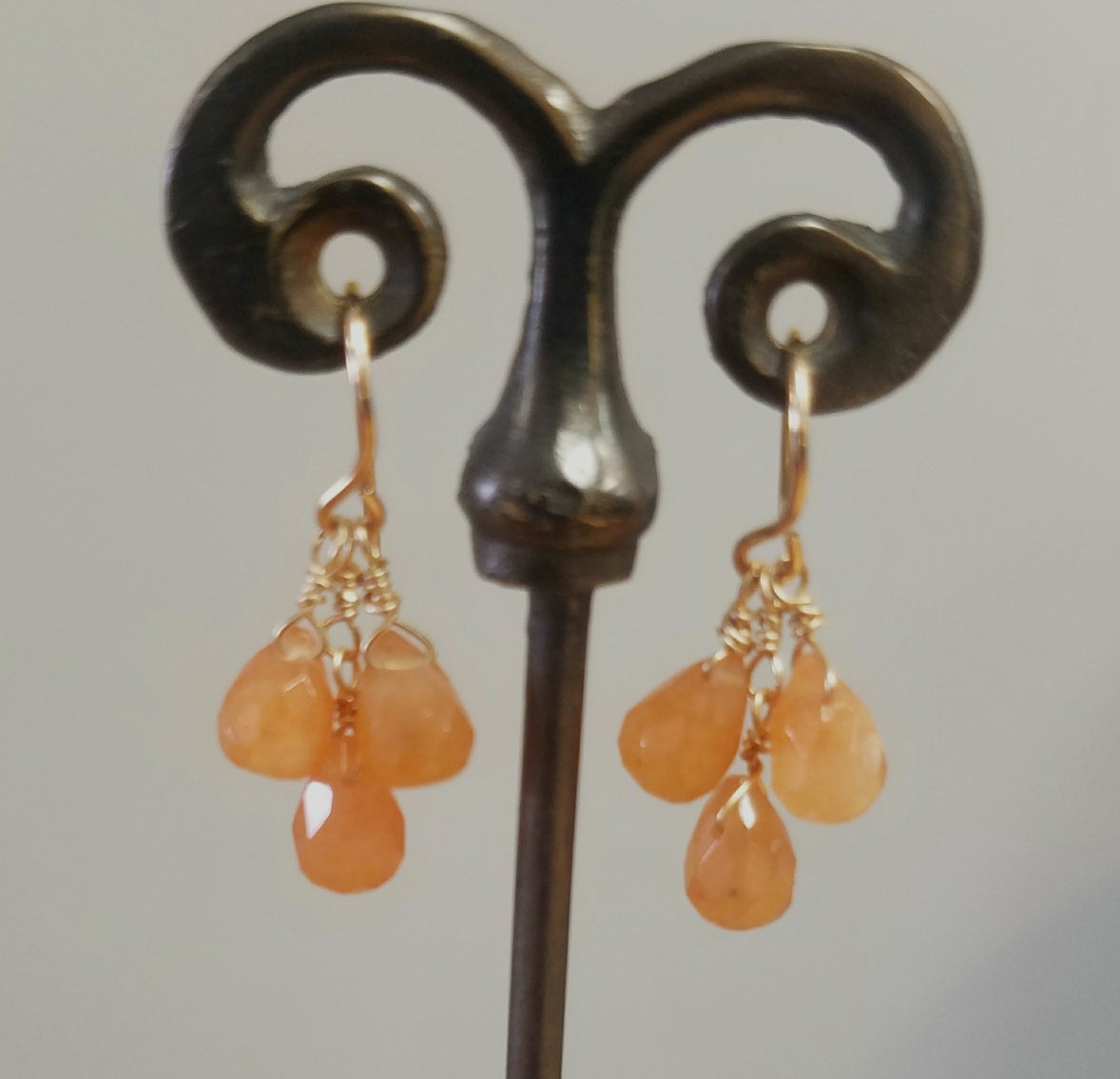 Carnelian cluster
