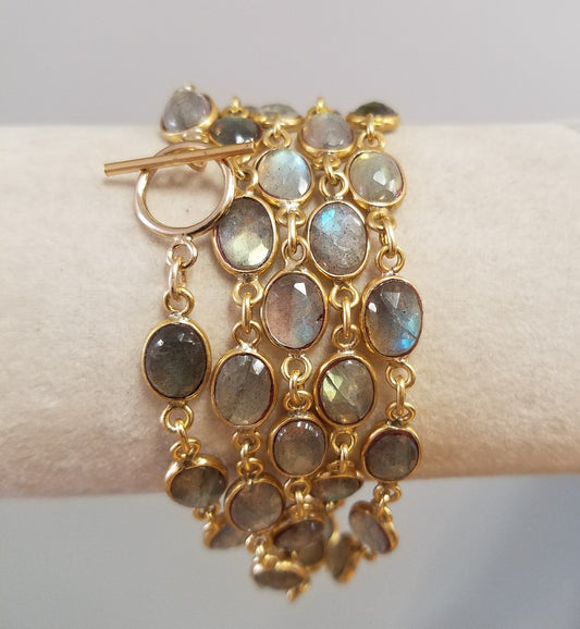 Neck-let of Labradorite