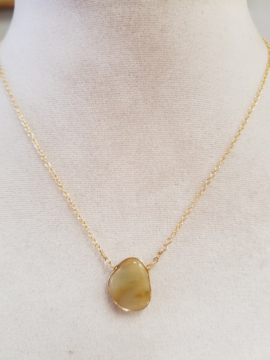 Amorphous Jade necklace