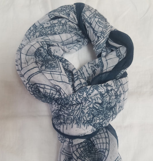 The world in a scarf