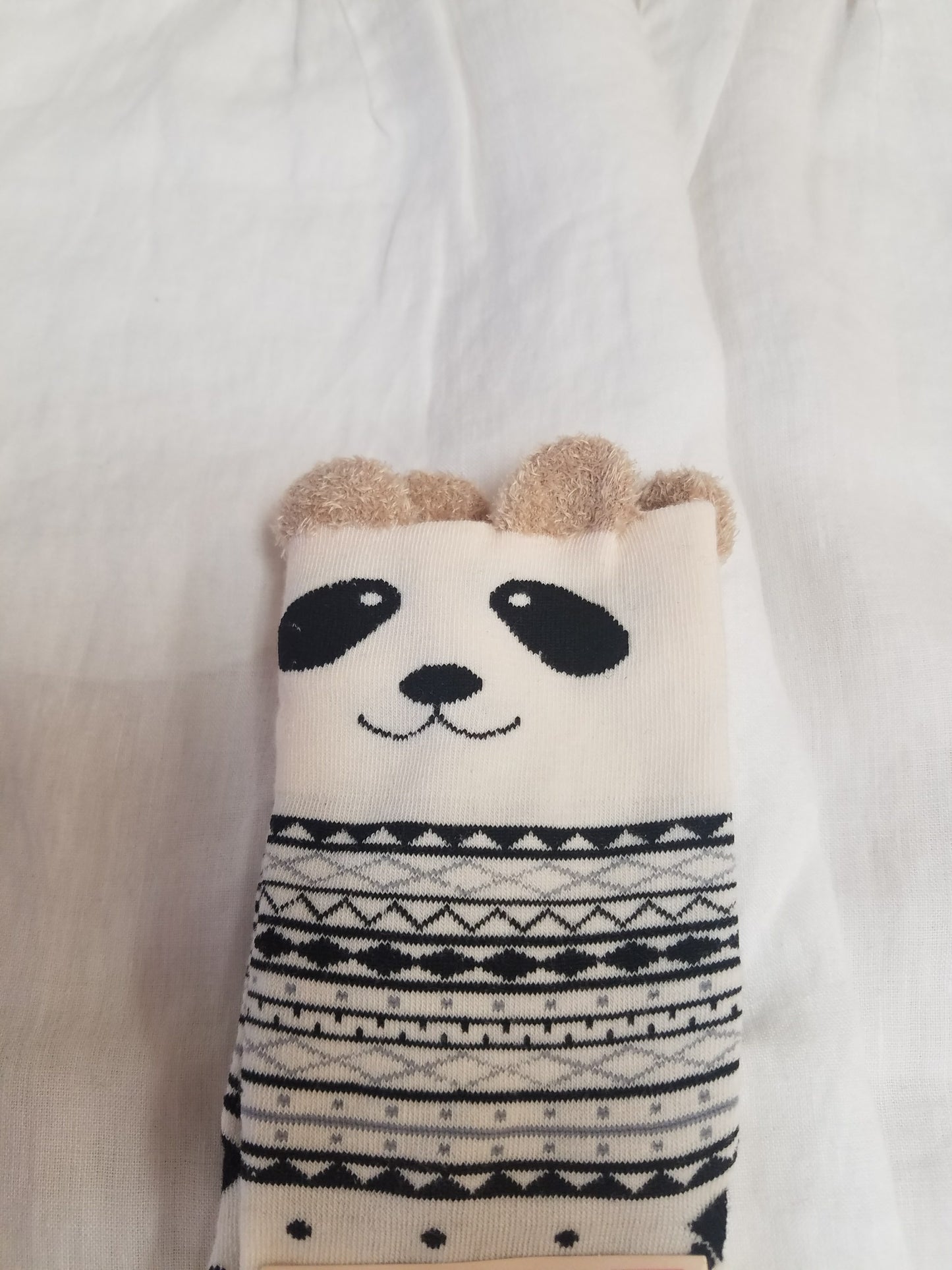 Panda bear socks