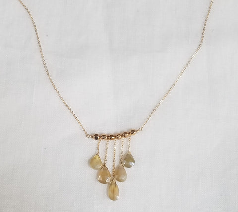 Drapy Moonstone necklace