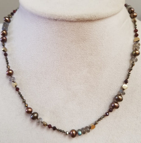 Shades of Brown necklace