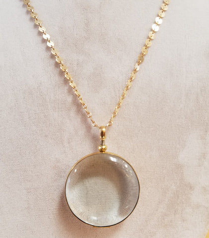 Two sided locket necklace