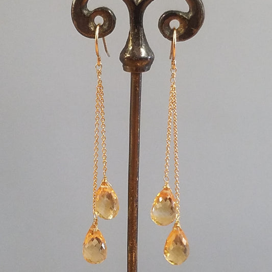 Sunny Citrine earrings