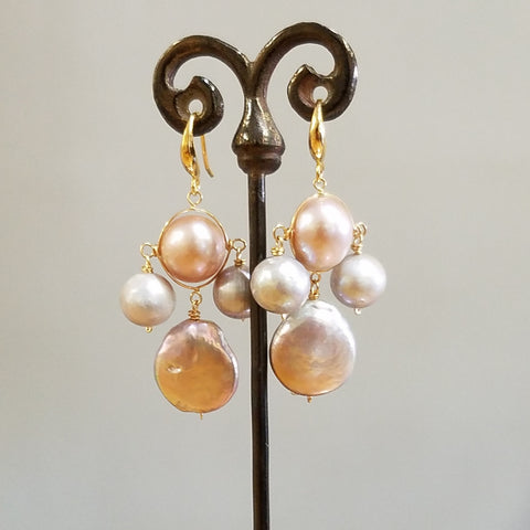 Modern Pearls earrings