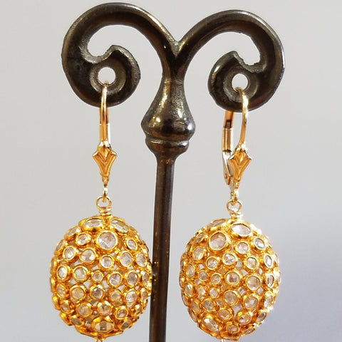 Sparkling earrings