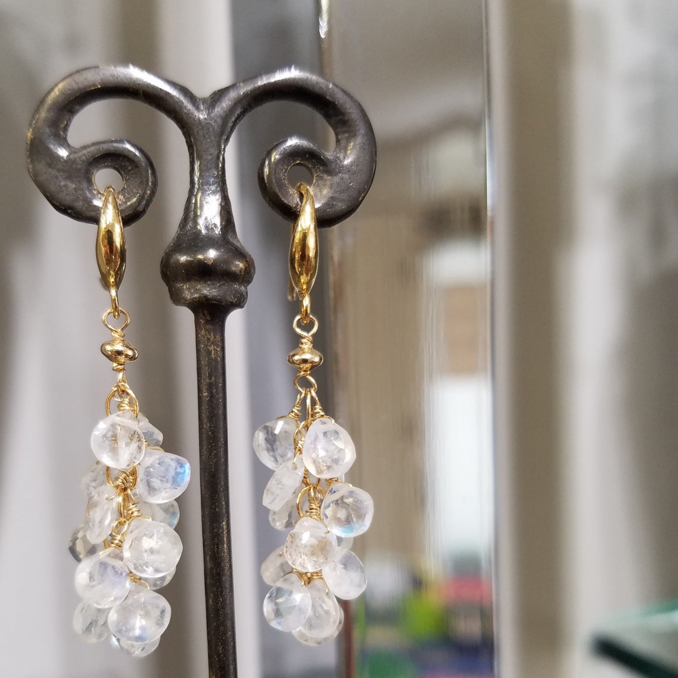 Rain drops earrings