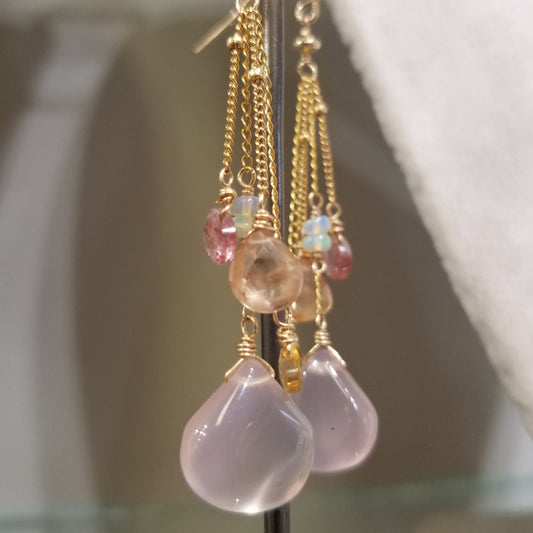 Spring mingling earrings