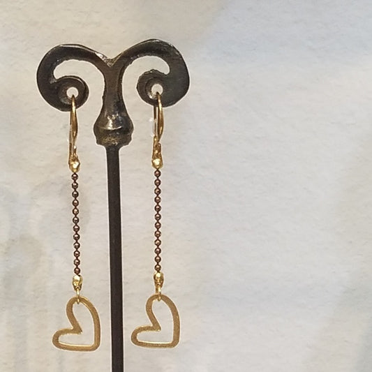 Open your heart earrings