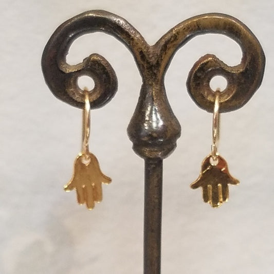 Hamsa earrings