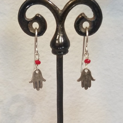 Hamsa earrings