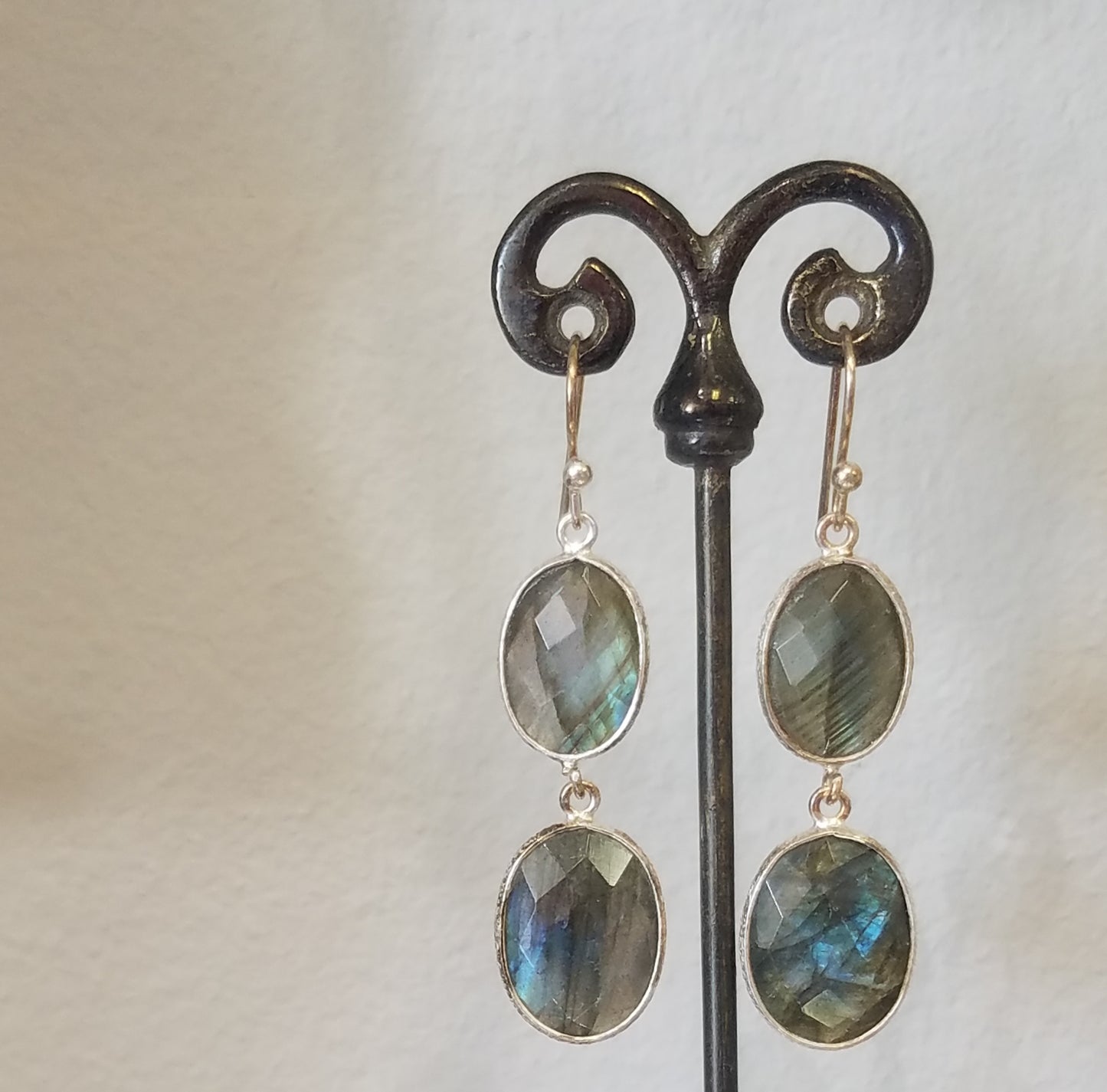 Labradorite dou earrings