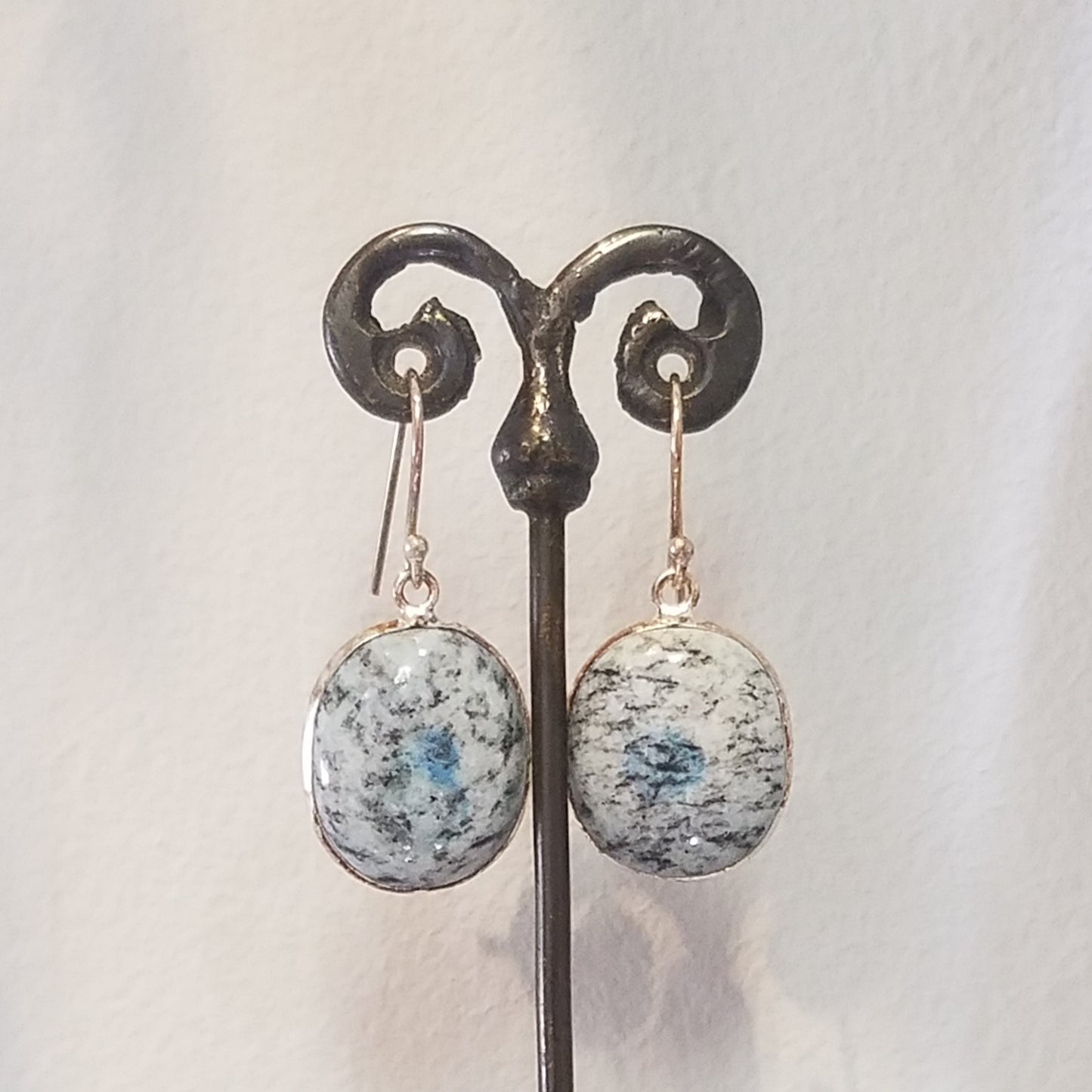 Speckled earrings