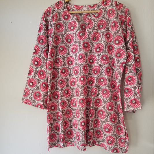 Floral print tunic