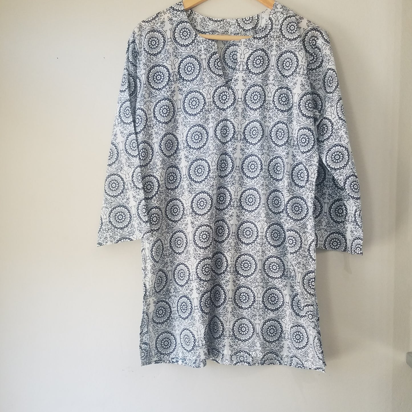 Blue Mandala tunic