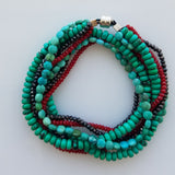 Red and Turquoise bracelet