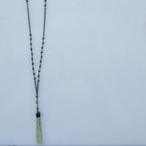 Rutilated pendant  long necklace