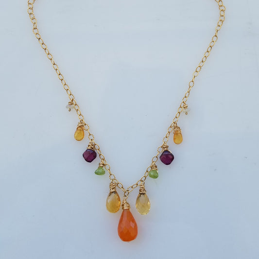 Cheerful and happy necklace