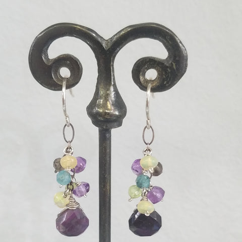 Purple Sugelite earrings