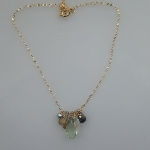 Majestic Green Amethyst necklace