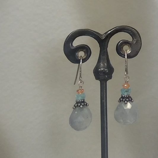 Aquamarine earrings