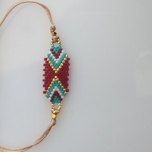 Tie on bracelet