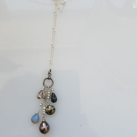 Tahitian pearl and friends necklace