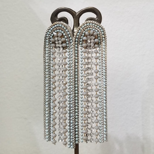 Long chain earrings