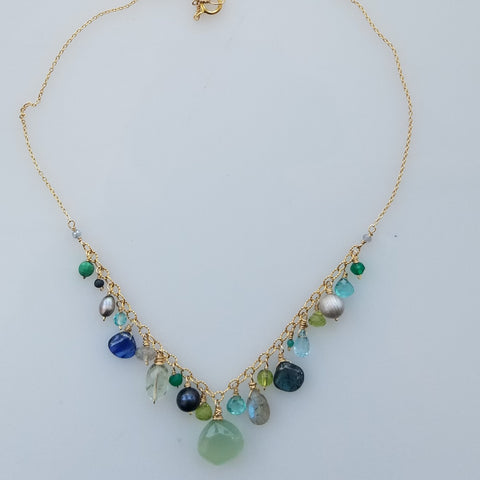 Summer blues necklace