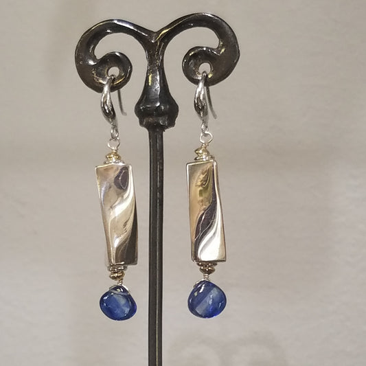 kyanite earrings