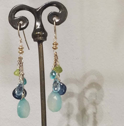 Ocean colors earrings