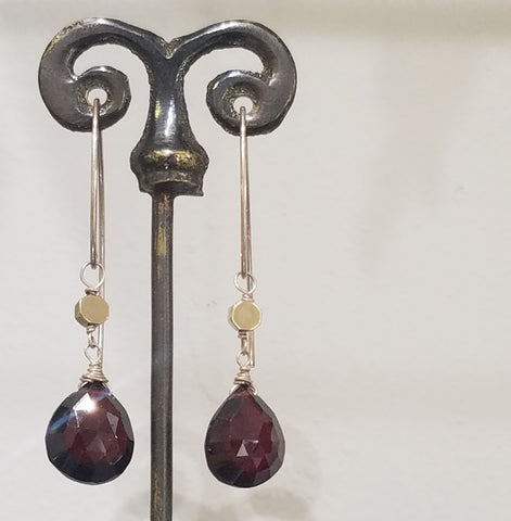 The big Garnet earrings