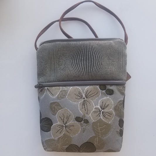 Vegan cross body hand bag in green