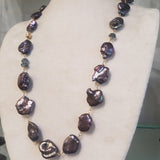 Peacock pearls necklace/bracelet