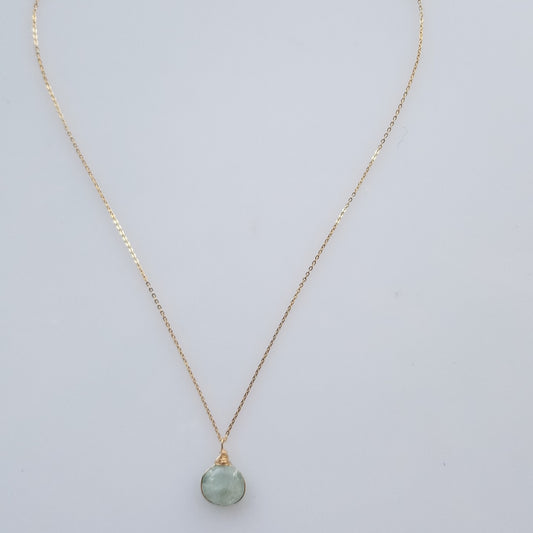 Lil Aquamarine necklace