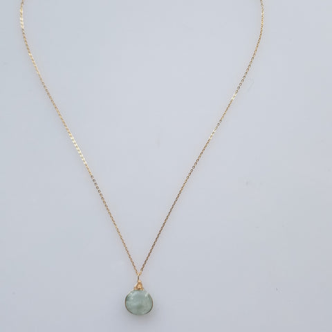 Lil Aquamarine necklace