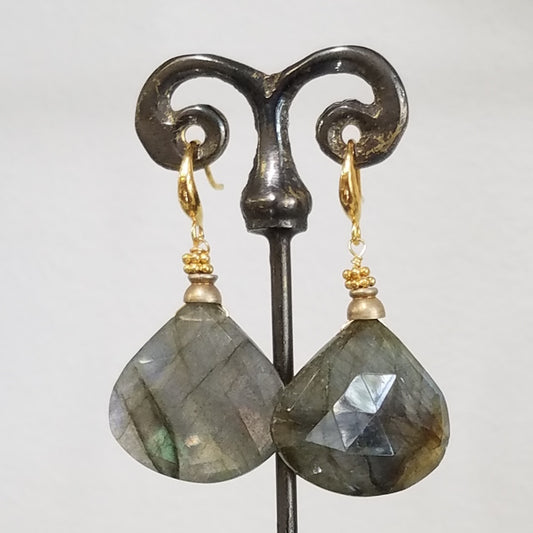 Labradorite rainbow earrings