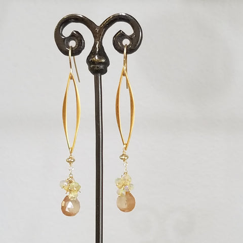 Tall and elegant earrings
